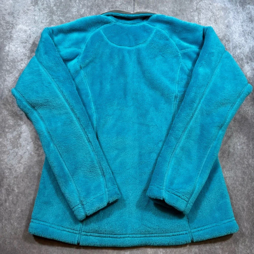 Patagonia Polartec Windbloc Fleece Jacket‎ Womens Small Turquoise Blue Full Zip
